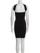 Alexandre Vauthier Mock Neck Mini Dress