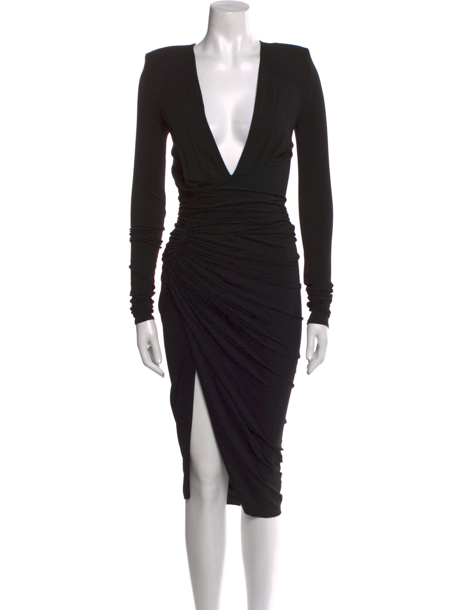 Alexandre Vauthier V-Neck Long Dress