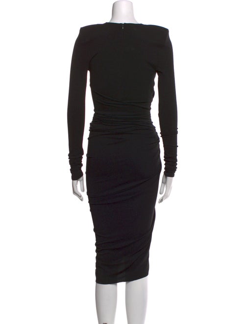 Alexandre Vauthier V-Neck Long Dress