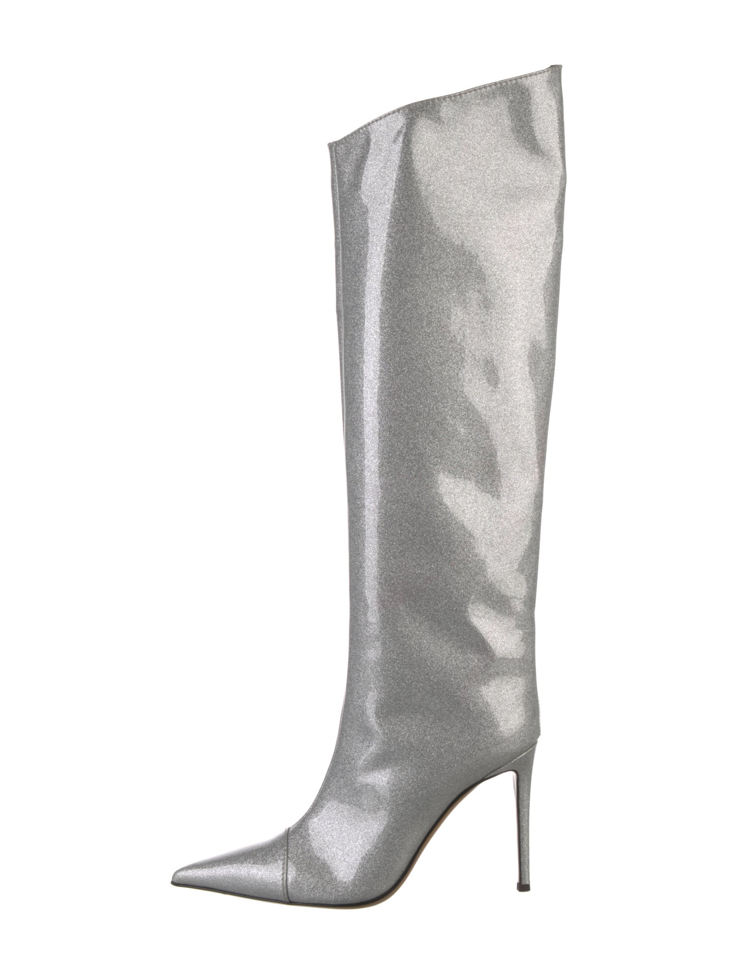 Alexandre Vauthier PVC Glitter Accents Boots