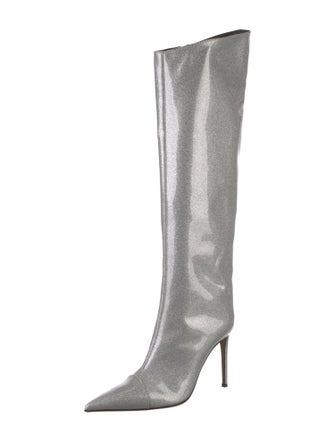 Alexandre Vauthier PVC Glitter Accents Boots