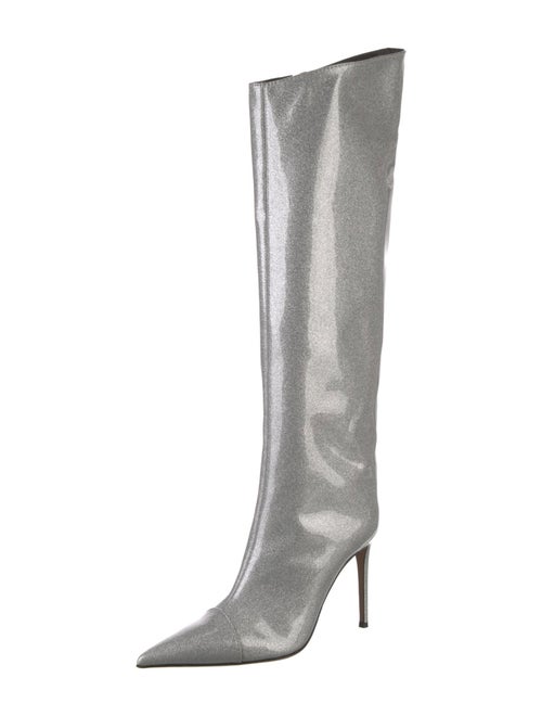 Alexandre Vauthier PVC Glitter Accents Boots