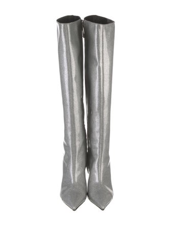 Alexandre Vauthier PVC Glitter Accents Boots