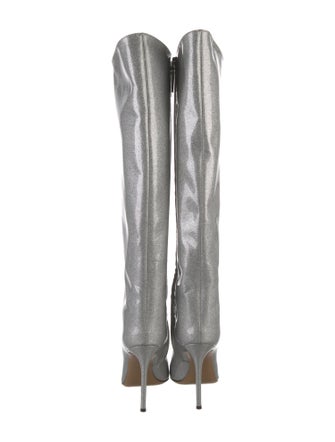 Alexandre Vauthier PVC Glitter Accents Boots