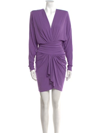 Alexandre Vauthier V-Neck Mini Dress