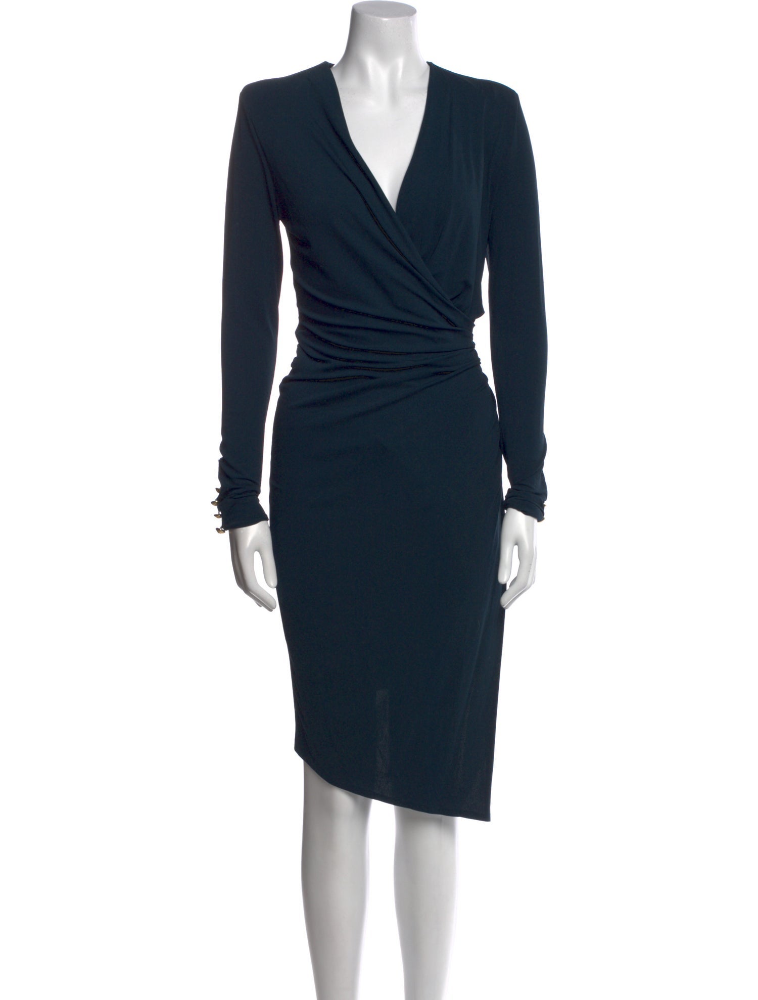 Alexandre Vauthier V-Neck Midi Length Dress