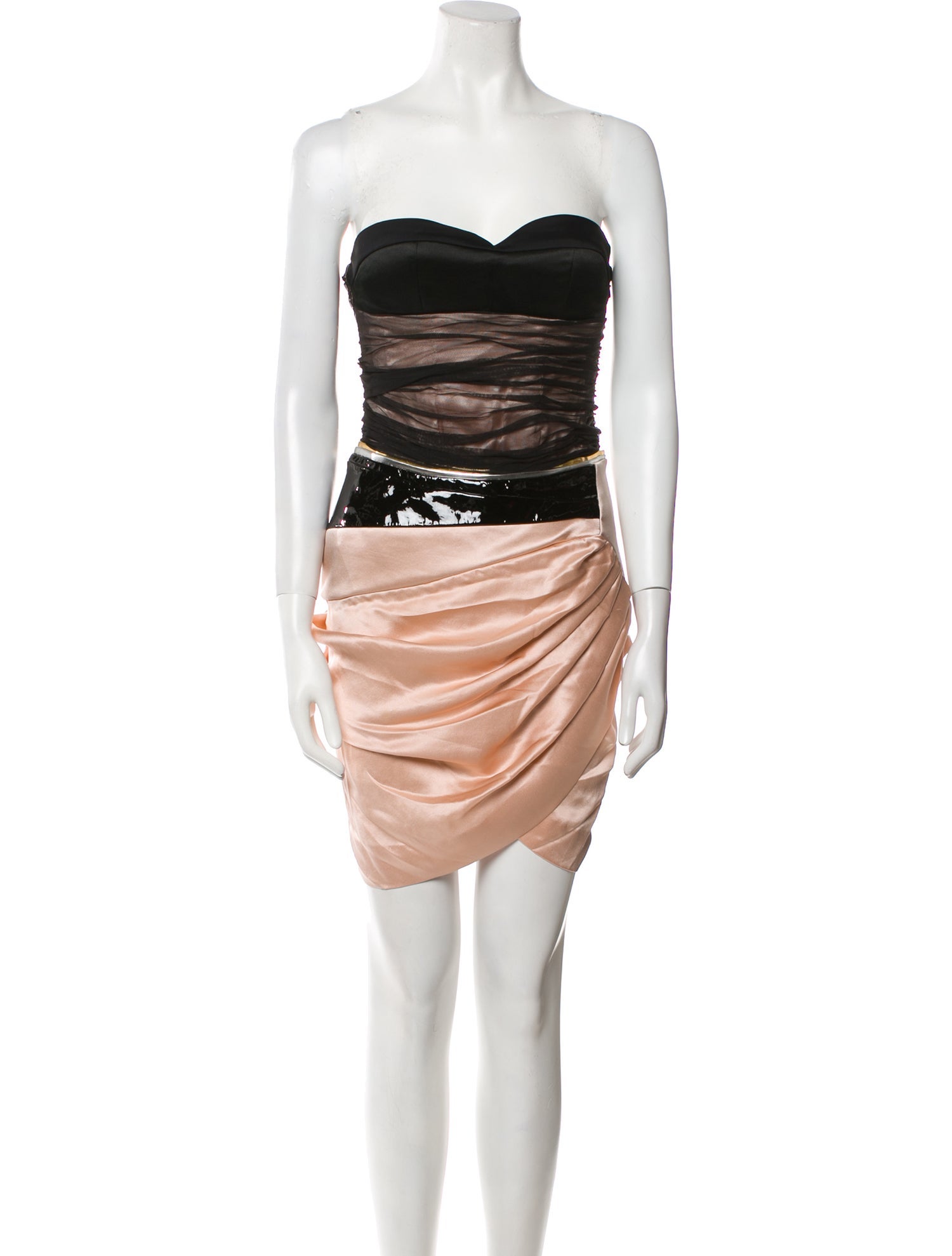 Alexandre Vauthier Silk Mini Dress