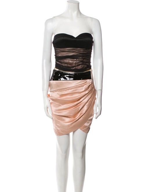 Alexandre Vauthier Silk Mini Dress