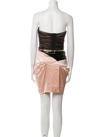 Alexandre Vauthier Silk Mini Dress