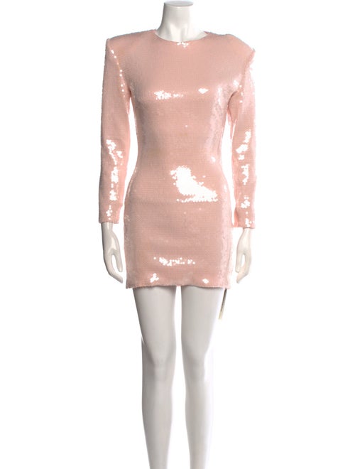 Alexandre Vauthier Crew Neck Mini Dress