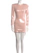 Alexandre Vauthier Crew Neck Mini Dress