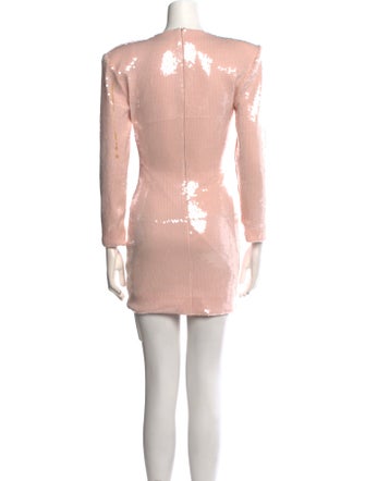 Alexandre Vauthier Crew Neck Mini Dress