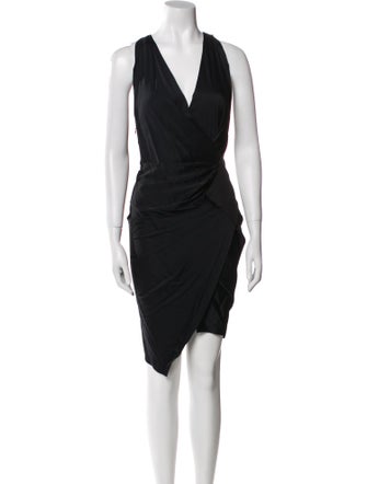 Alexandre Vauthier V-Neck Midi Length Dress