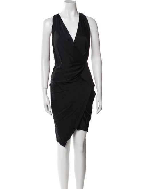 Alexandre Vauthier V-Neck Midi Length Dress