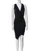 Alexandre Vauthier V-Neck Midi Length Dress