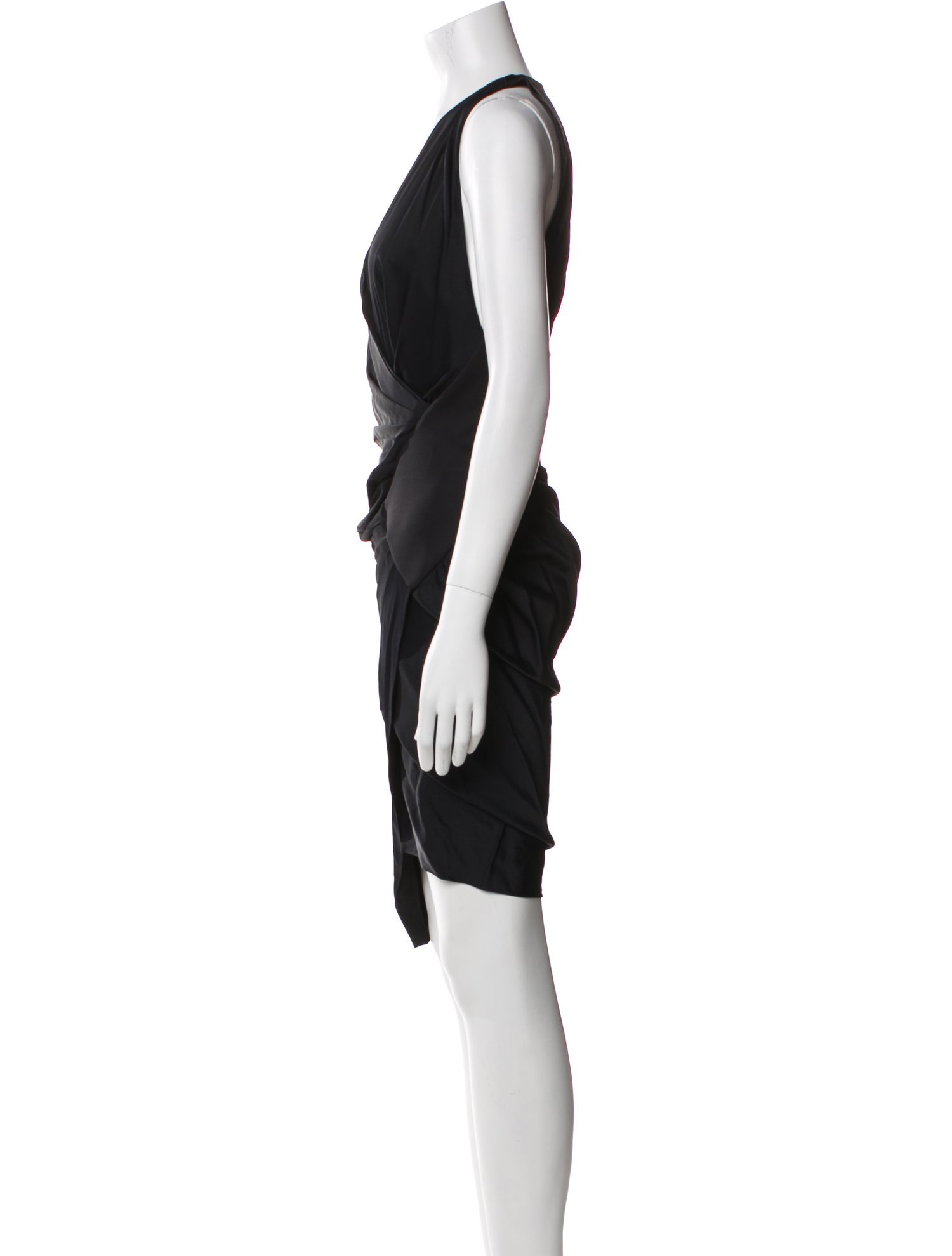 Alexandre Vauthier V-Neck Midi Length Dress