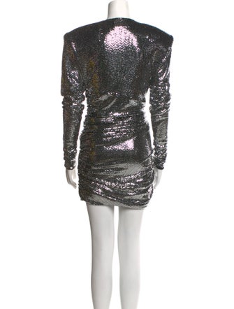 Alexandre Vauthier V-Neck Mini Dress