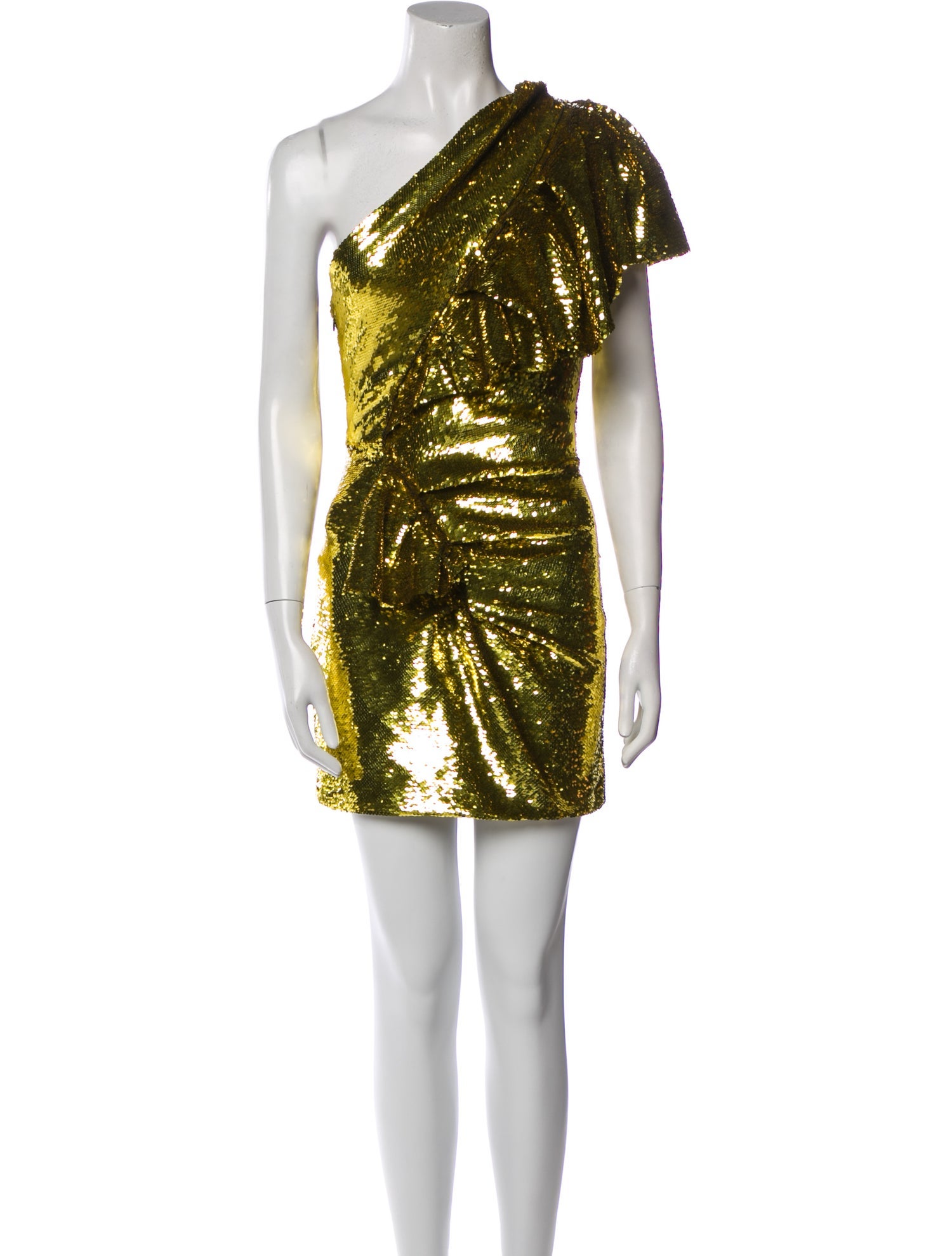 Alexandre Vauthier One-Shoulder Mini Dress