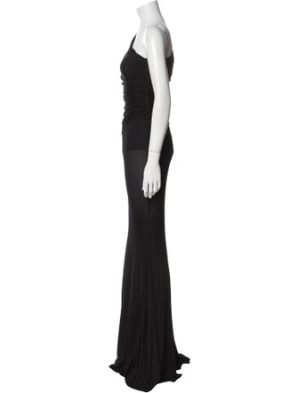 Alexandre Vauthier One-Shoulder Long Dress
