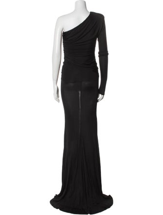 Alexandre Vauthier One-Shoulder Long Dress