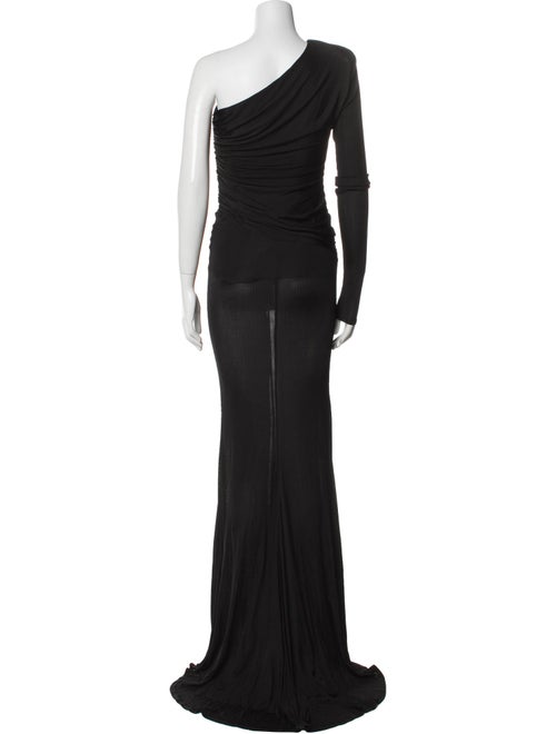 Alexandre Vauthier One-Shoulder Long Dress