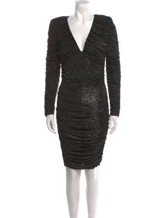 Alexandre Vauthier V-Neck Mini Dress