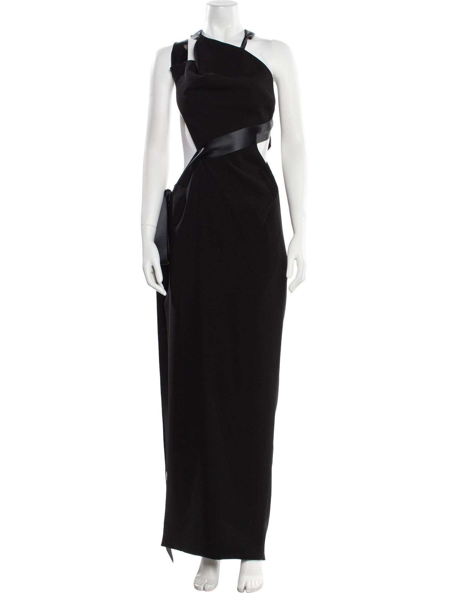 Alexandre Vauthier One-Shoulder Long Dress