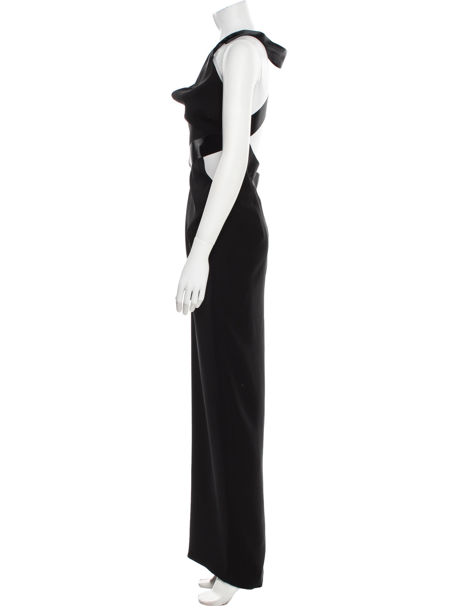 Alexandre Vauthier One-Shoulder Long Dress