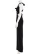 Alexandre Vauthier One-Shoulder Long Dress