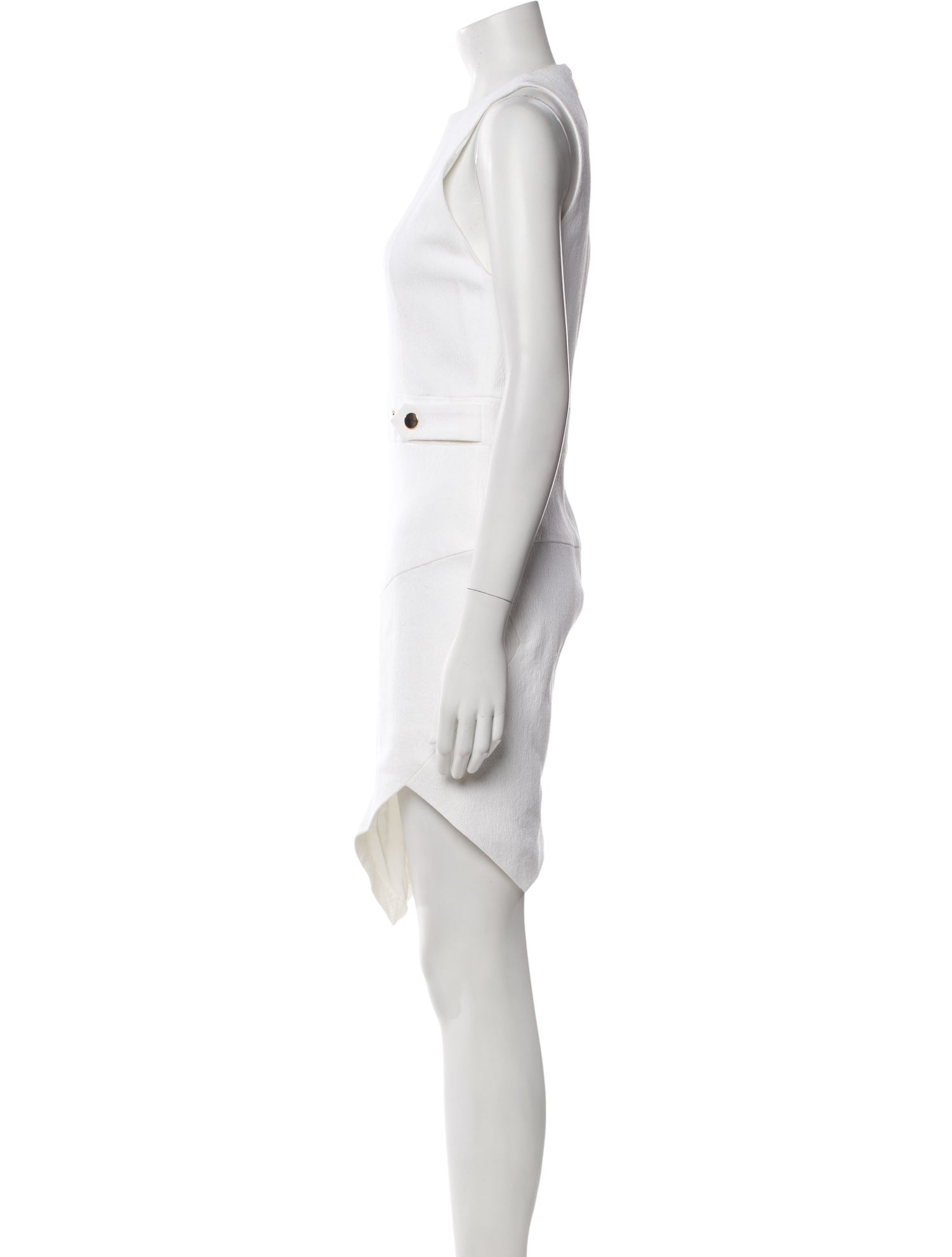 Alexandre Vauthier Crew Neck Knee-Length Dress