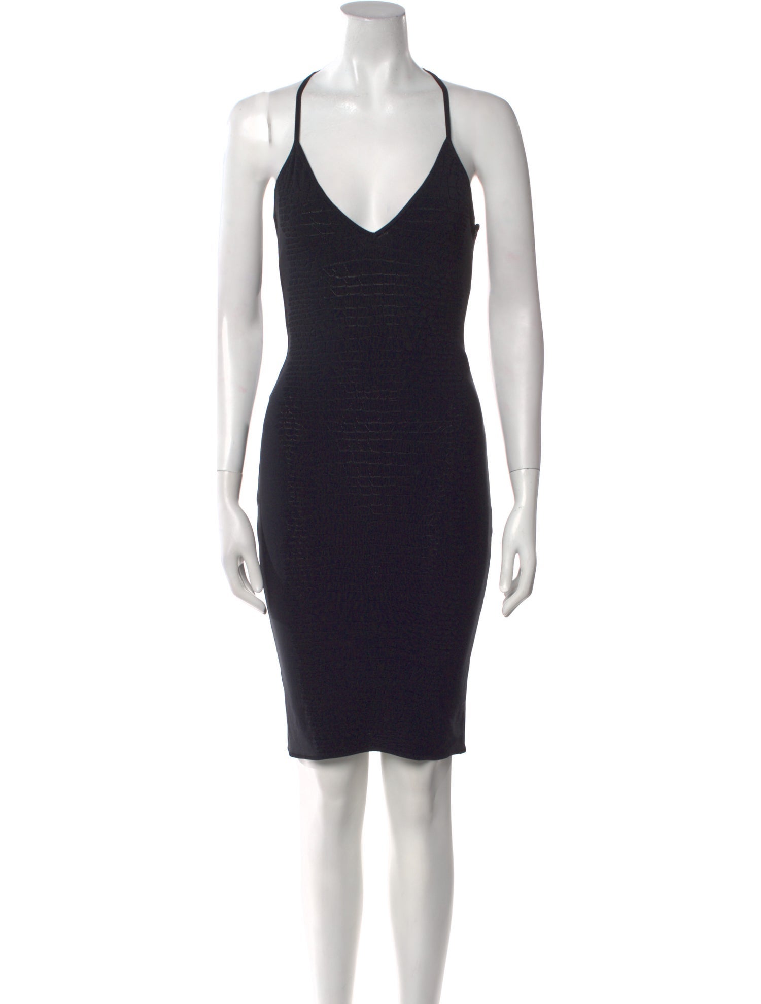 Alexandre Vauthier V-Neck Mini Dress