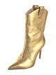 Alexandre Vauthier Leather Western Boots