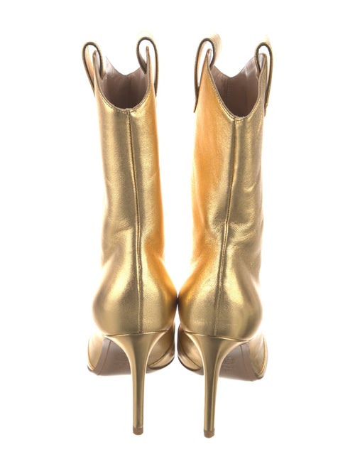 Alexandre Vauthier Leather Western Boots