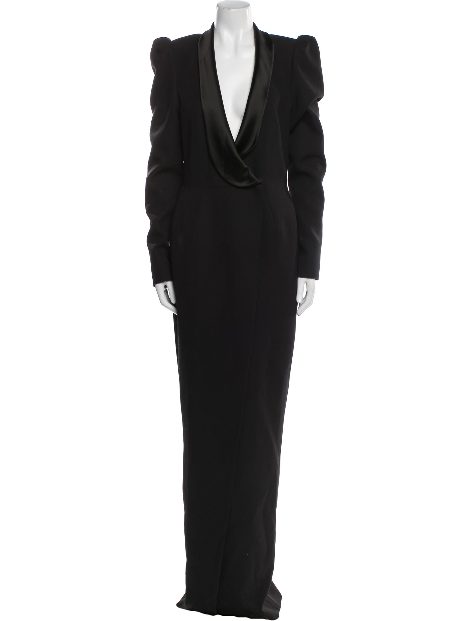 Alexandre Vauthier Wool Long Dress
