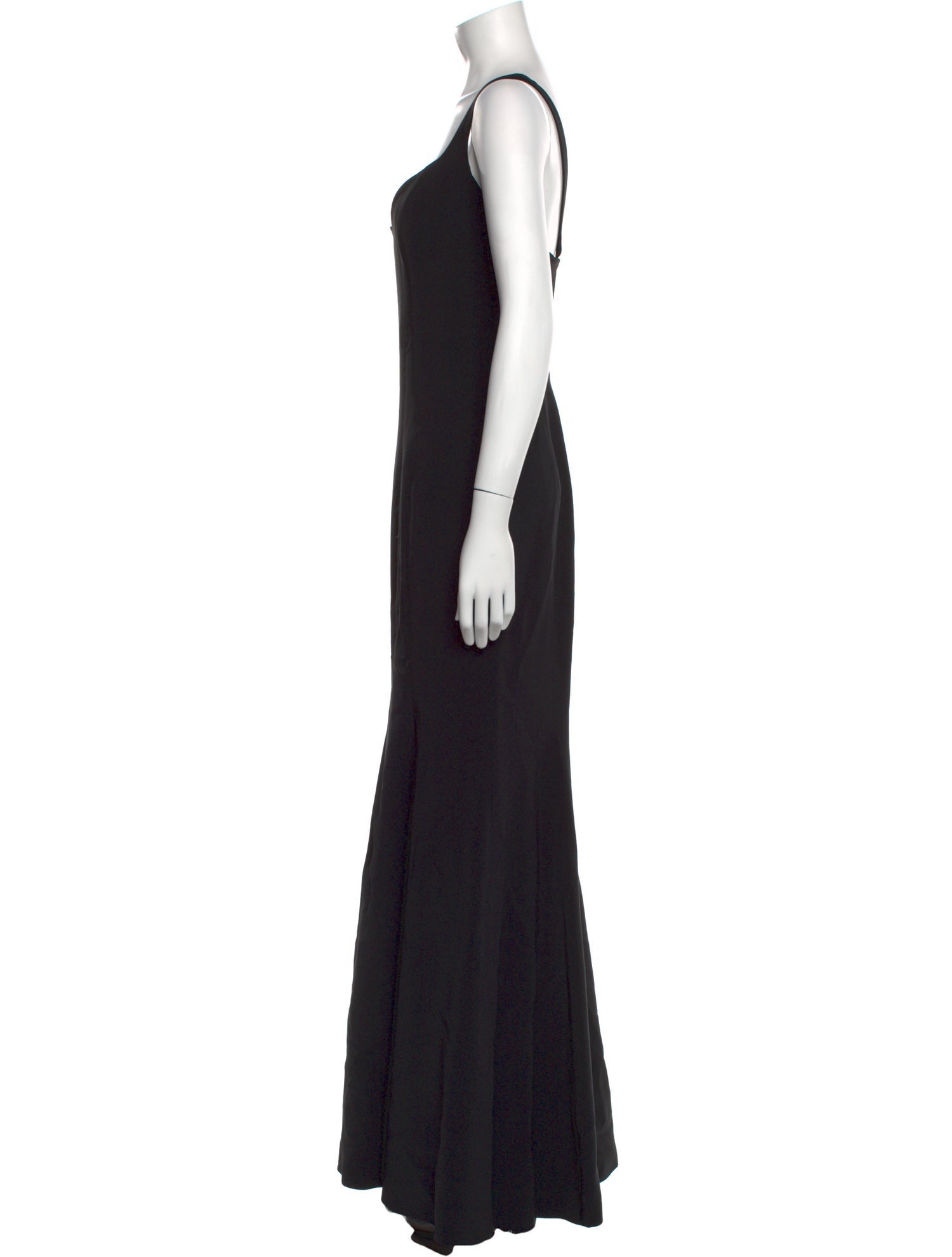Alexandre Vauthier V-Neck Long Dress