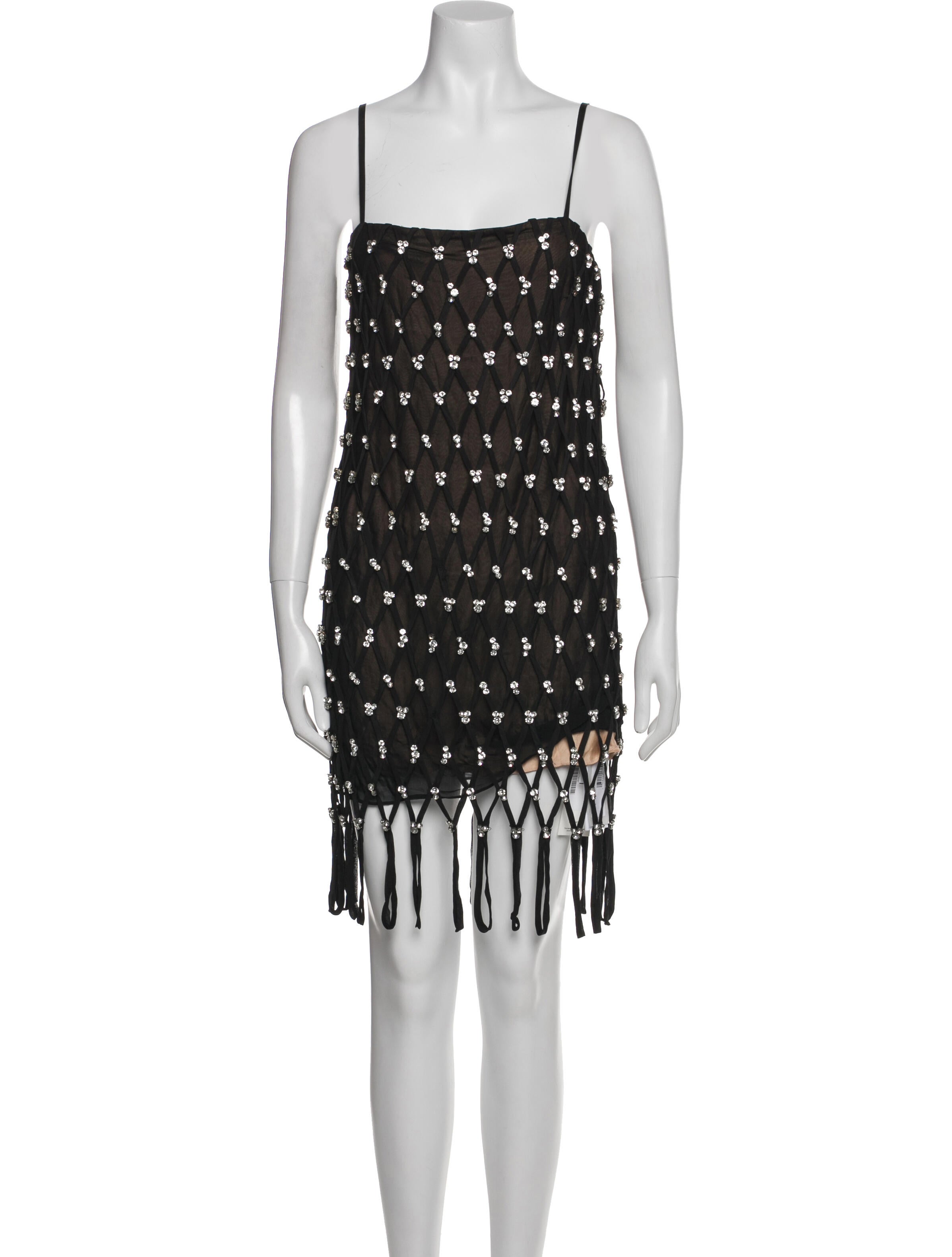 Alexandre Vauthier Square Neckline Mini Dress