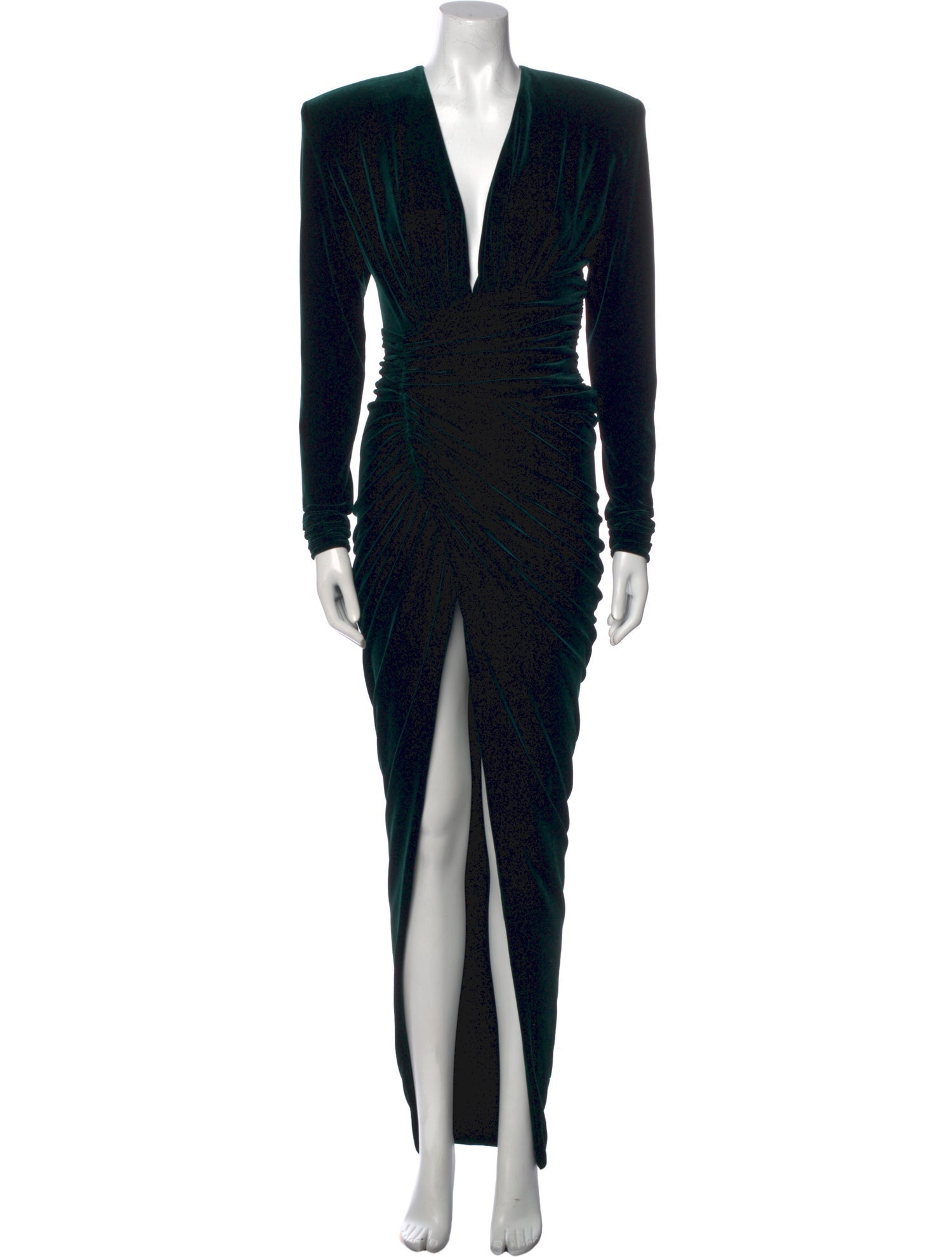 Alexandre Vauthier V-Neck Midi Length Dress