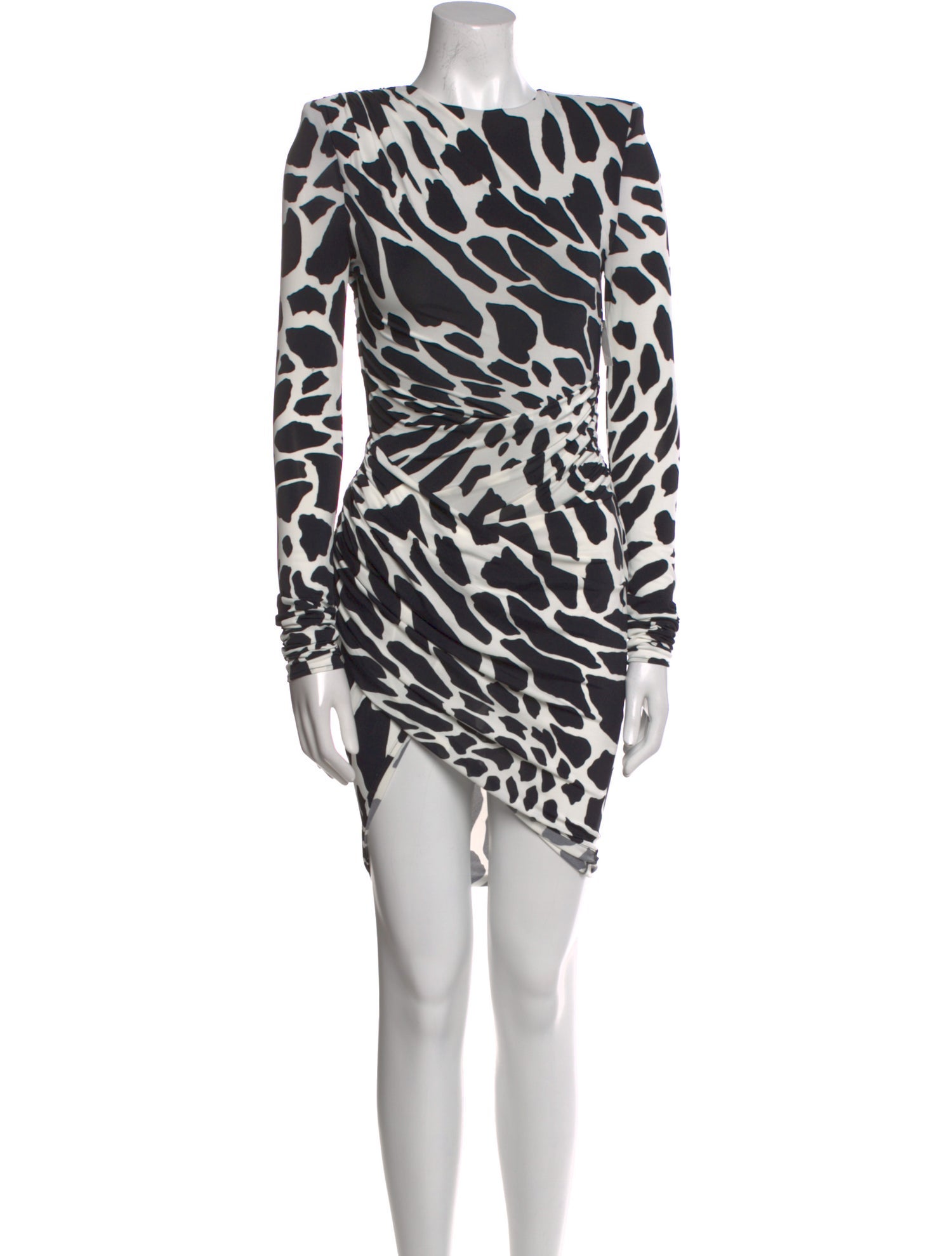 Alexandre Vauthier Animal Print Mini Dress w/ Tags