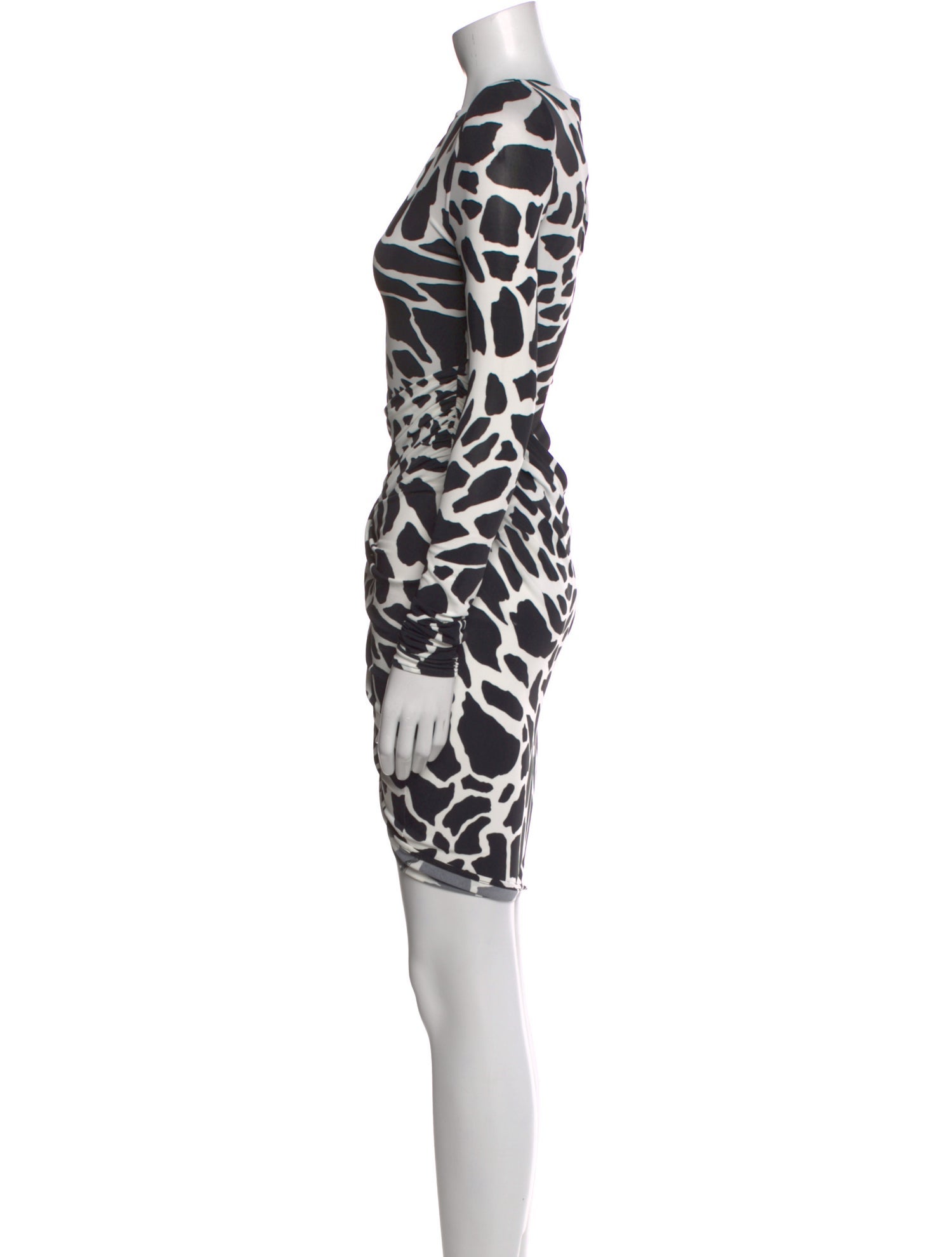 Alexandre Vauthier Animal Print Mini Dress w/ Tags