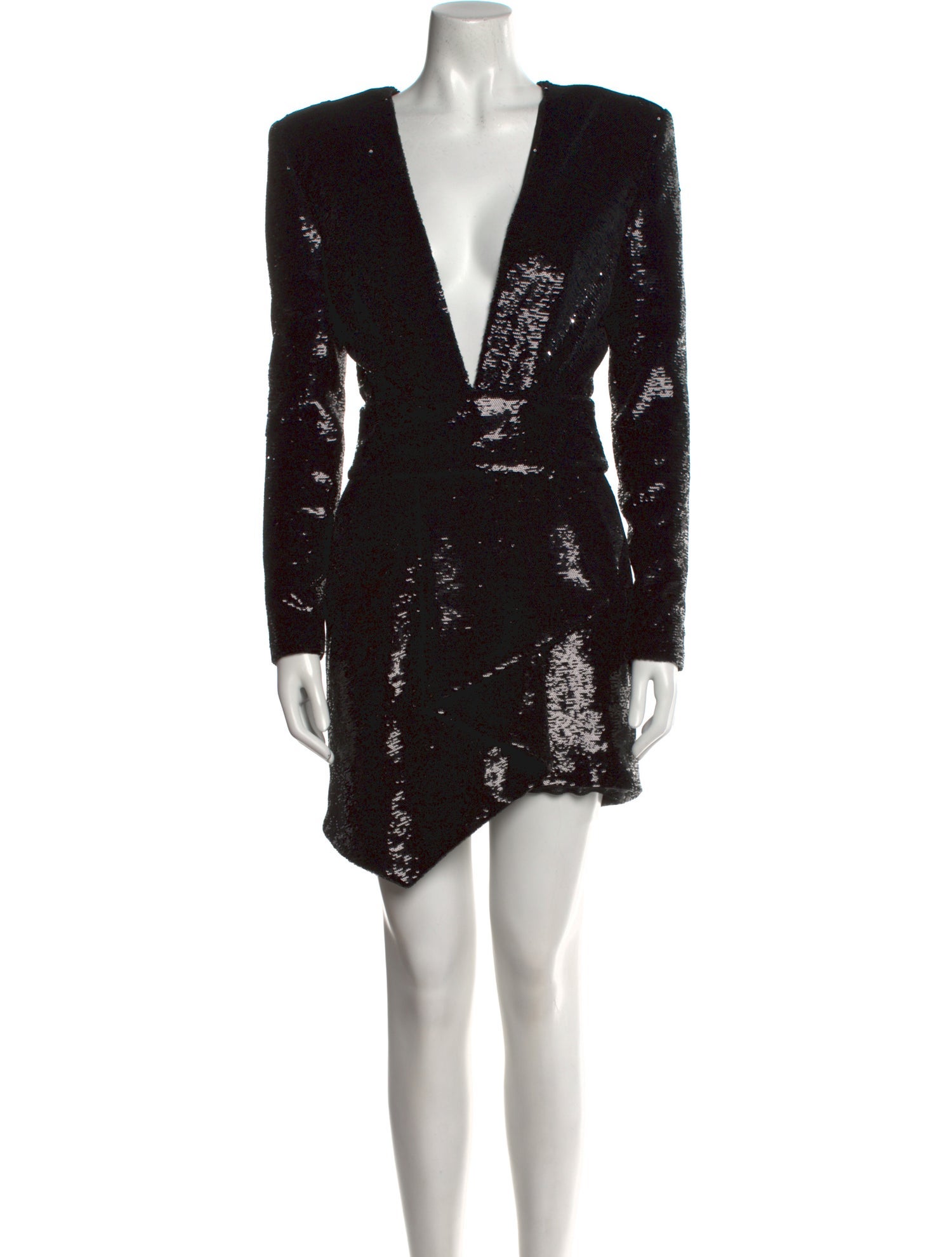 Alexandre Vauthier V-Neck Mini Dress