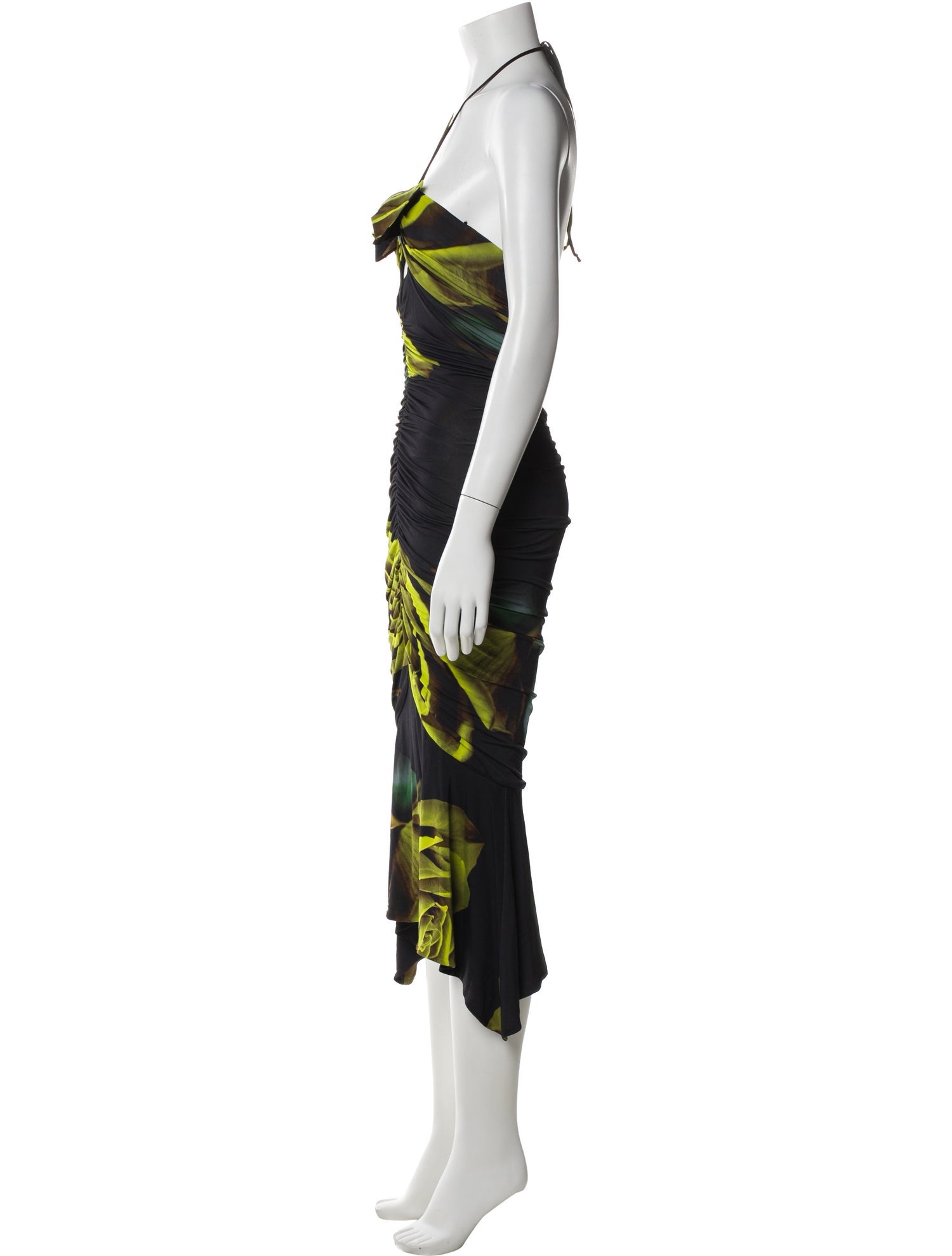 Alexandre Vauthier Printed Midi Length Dress