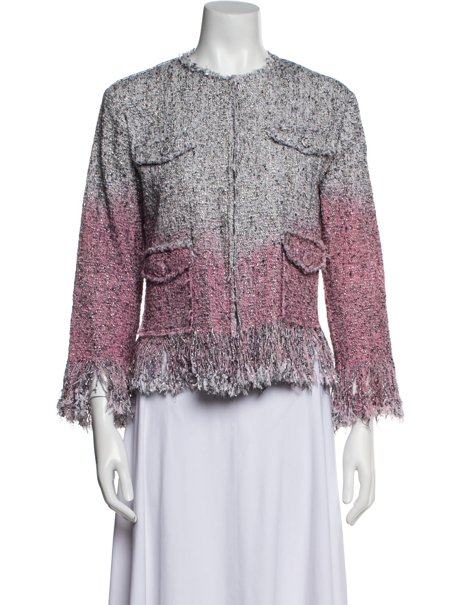 Avant Toi Tweed Pattern Jacket