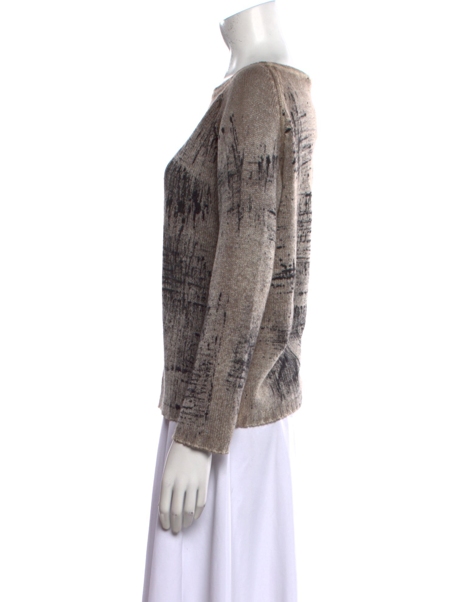 Avant Toi Cashmere Printed Sweater