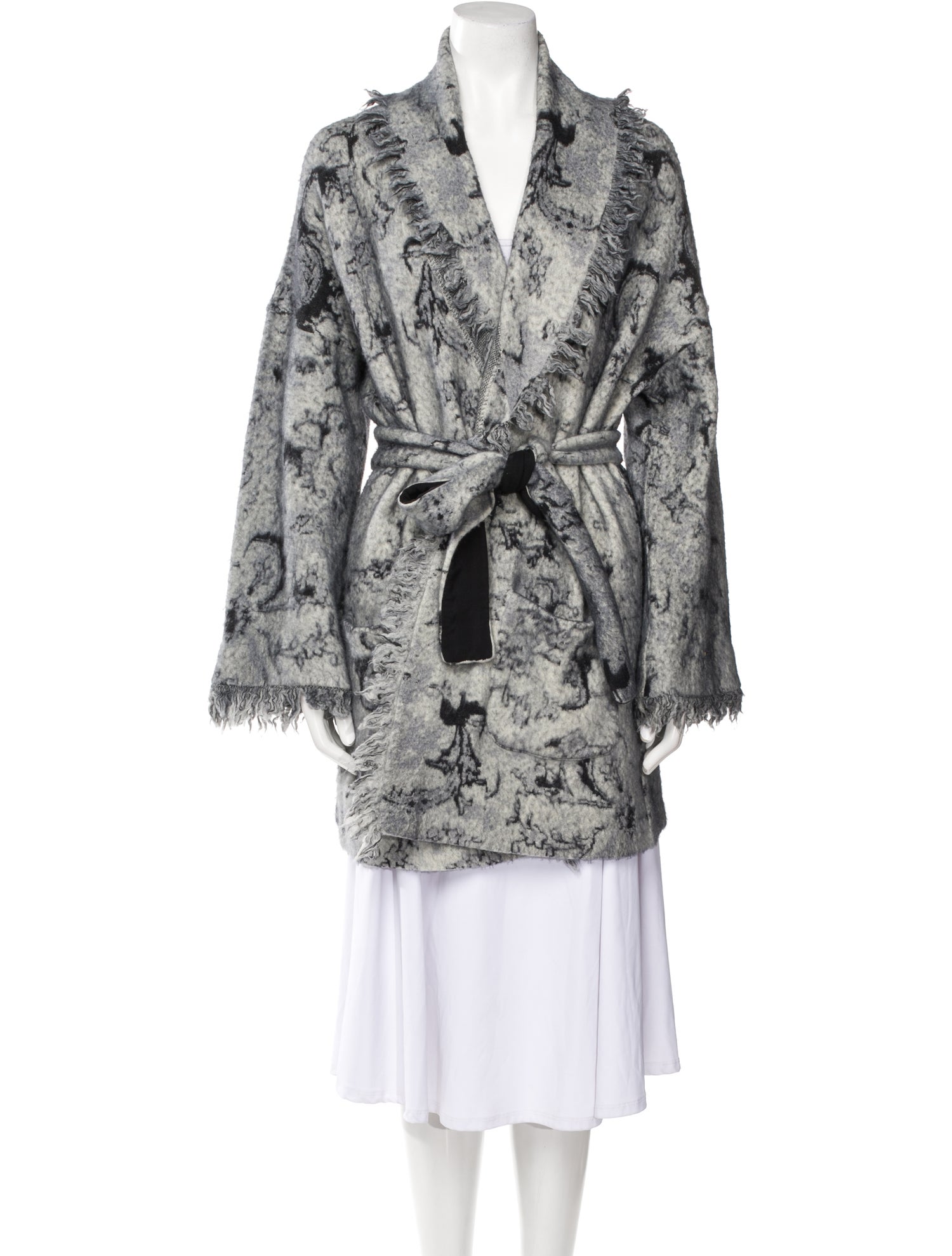 Avant Toi Virgin Wool Printed Sweater