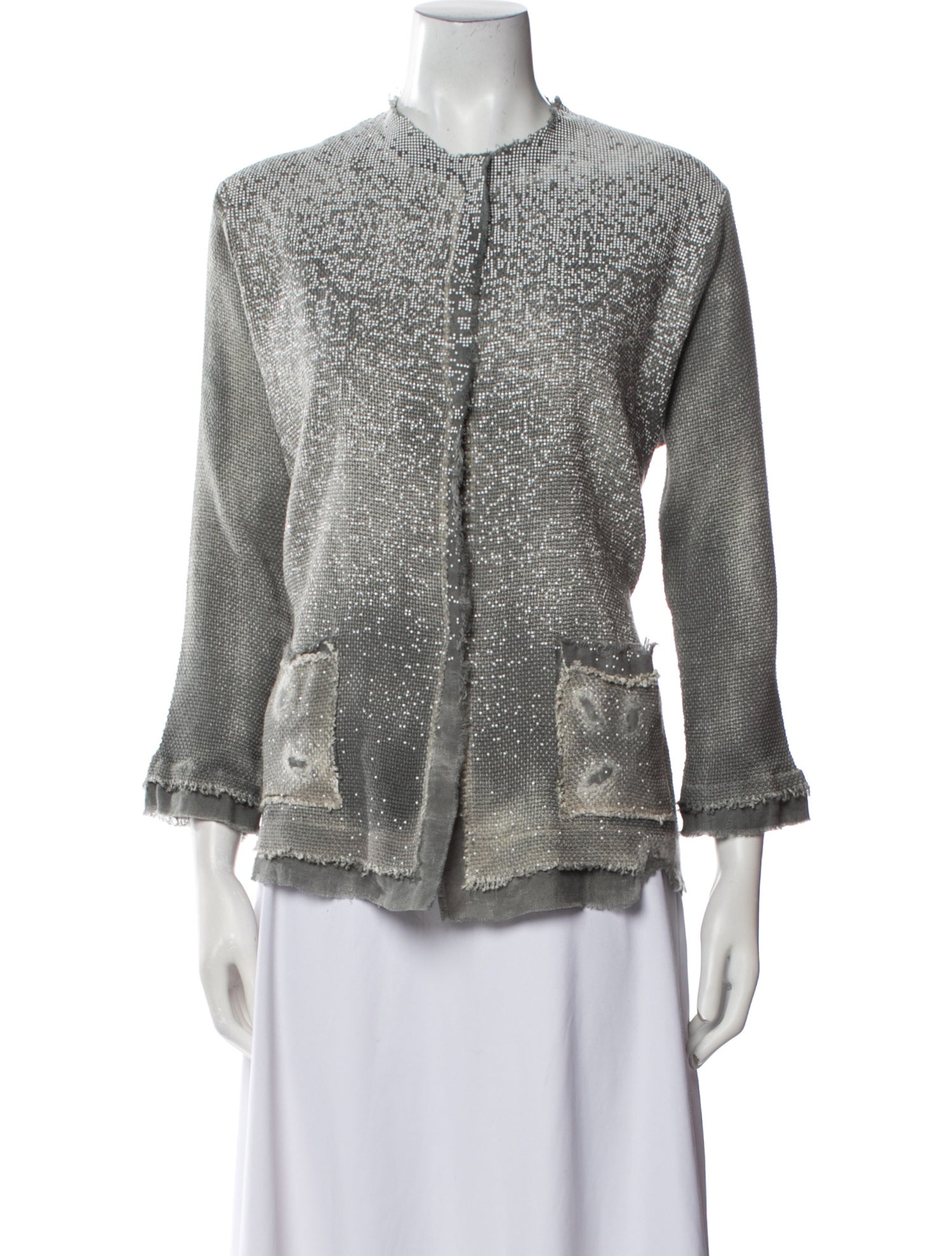 Avant Toi Tweed Pattern Jacket