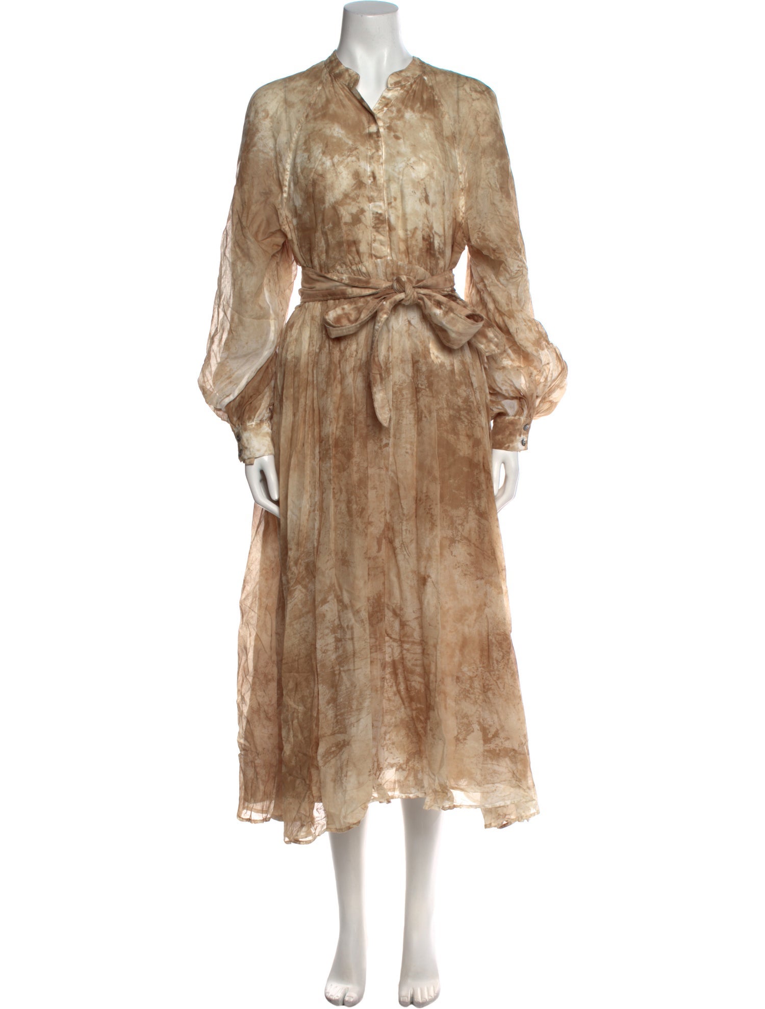 Avant Toi Printed Long Dress