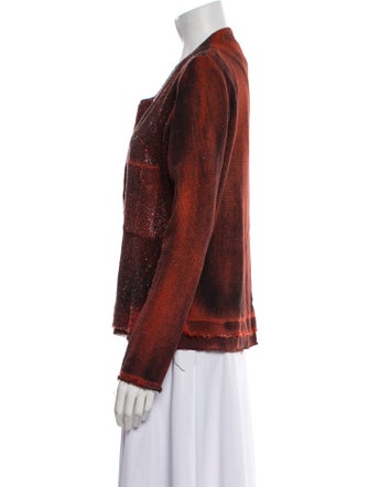 Avant Toi Linen Tweed Pattern Jacket