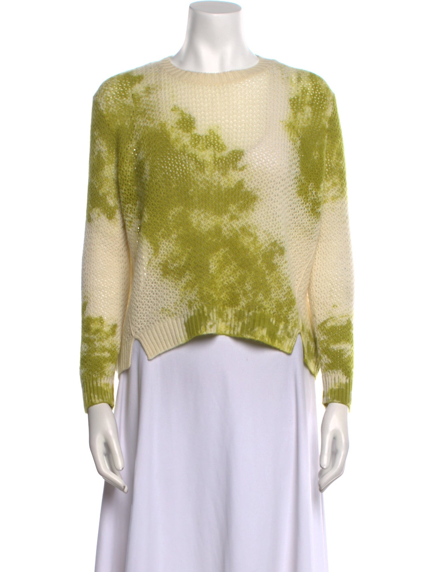 Avant Toi Cashmere Tie-Dye Print Sweater