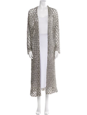 Avant Toi Printed V-Neck Sweater w/ Tags