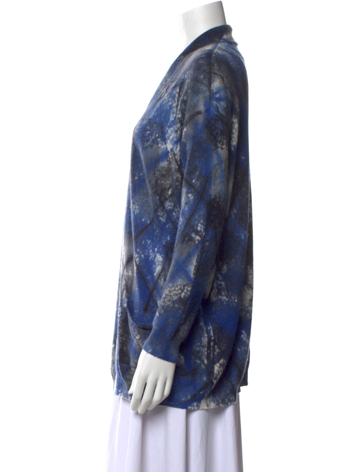 Avant Toi Cashmere Tie-Dye Print Sweater